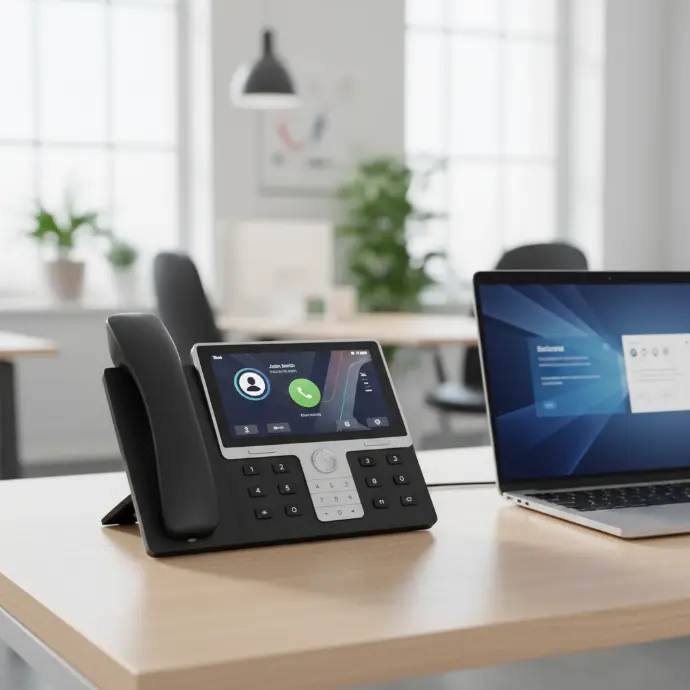 Communication unifiée entreprise - voix vidéo messagerie et collaboration