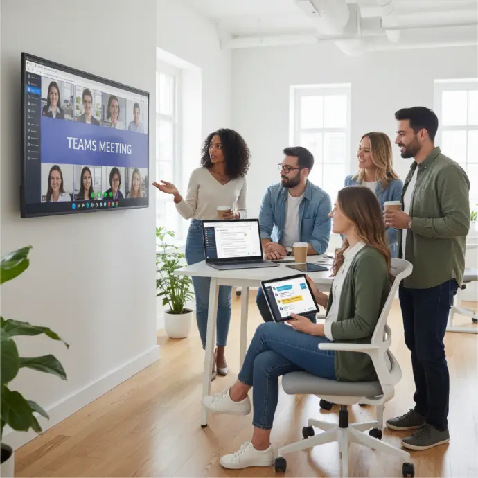 Digital workplace - environnement numérique collaboratif et productif