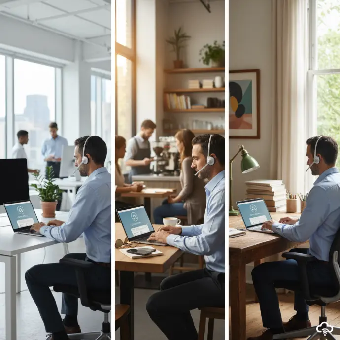 Application softphone professionnelle - communications unifiées