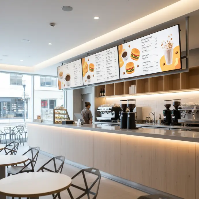 Affichage dynamique entreprise - digital signage professionnel et impactant