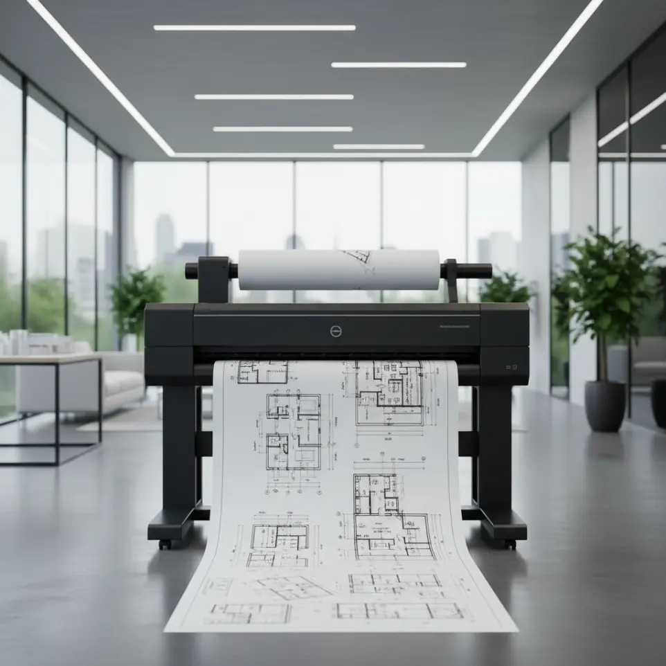 Imprimante grand format professionnelle - plans affiches et bannières