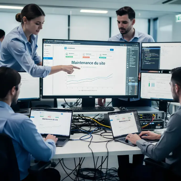 Contrat maintenance web - garantie de disponibilité et performance