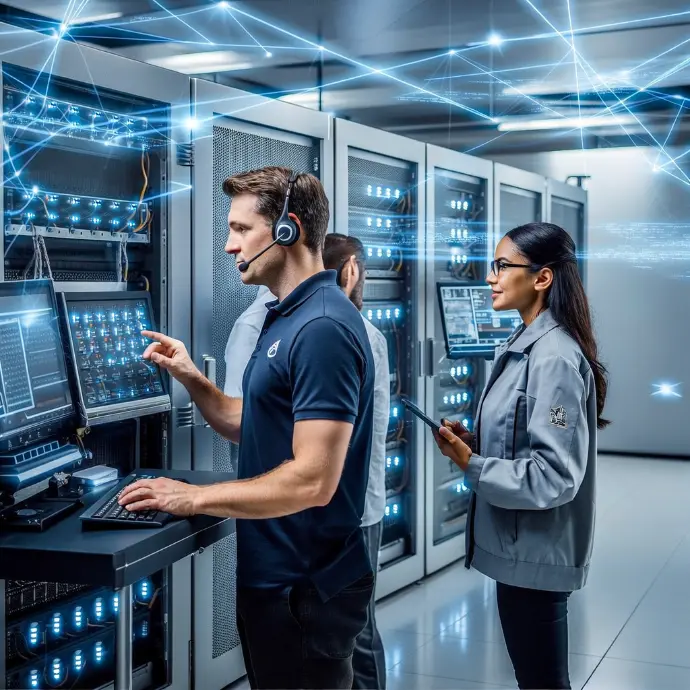 Contrat support informatique - niveaux de service et interventions