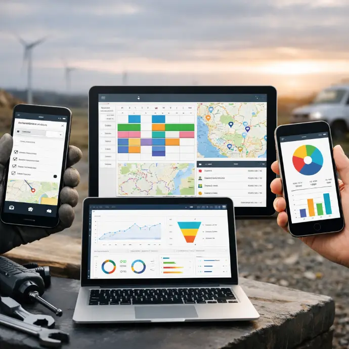 Applications métier et CRM mobile - solutions mobiles professionnelles