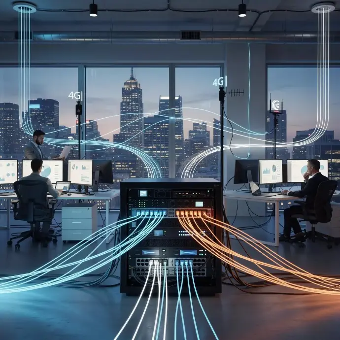 Connexion internet backup 4G - continuité de service garantie