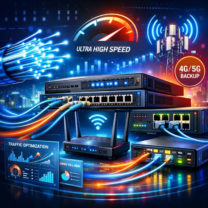 Accès internet multi-sites - gestion centralisée et optimisée