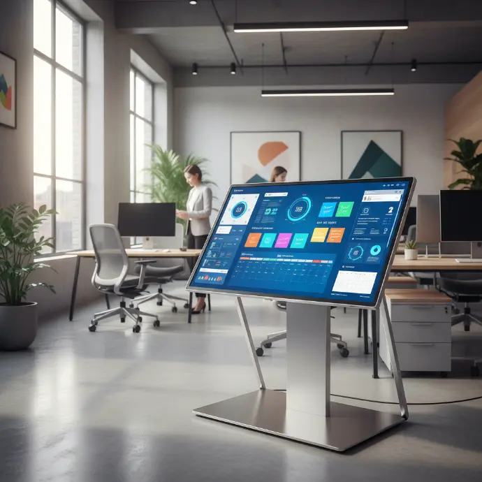 Tableau blanc interactif - collaboration et présentation en réunion