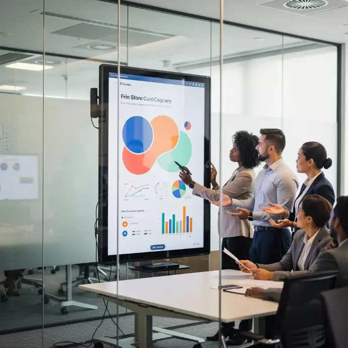 Écran collaboratif numérique - partage et annotation en temps réel