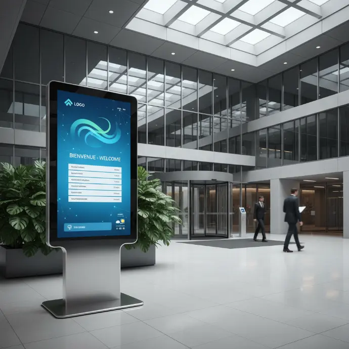 Tableau interactif 4K - image ultra-haute résolution pour salles