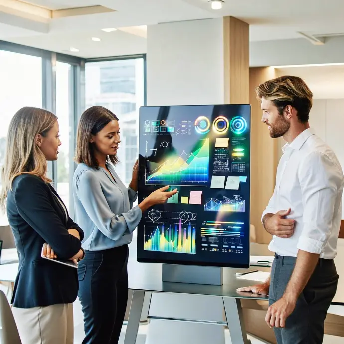 Écran tactile professionnel - solutions interactives pour entreprises