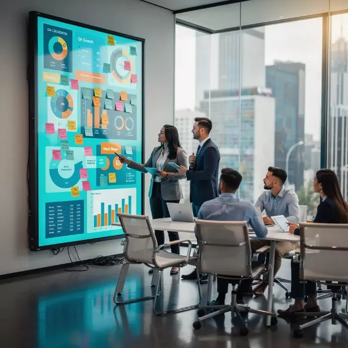 Borne interactive tactile - self-service et information client