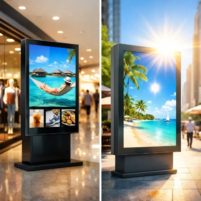 Écran interactif affichage - engagement et interaction client