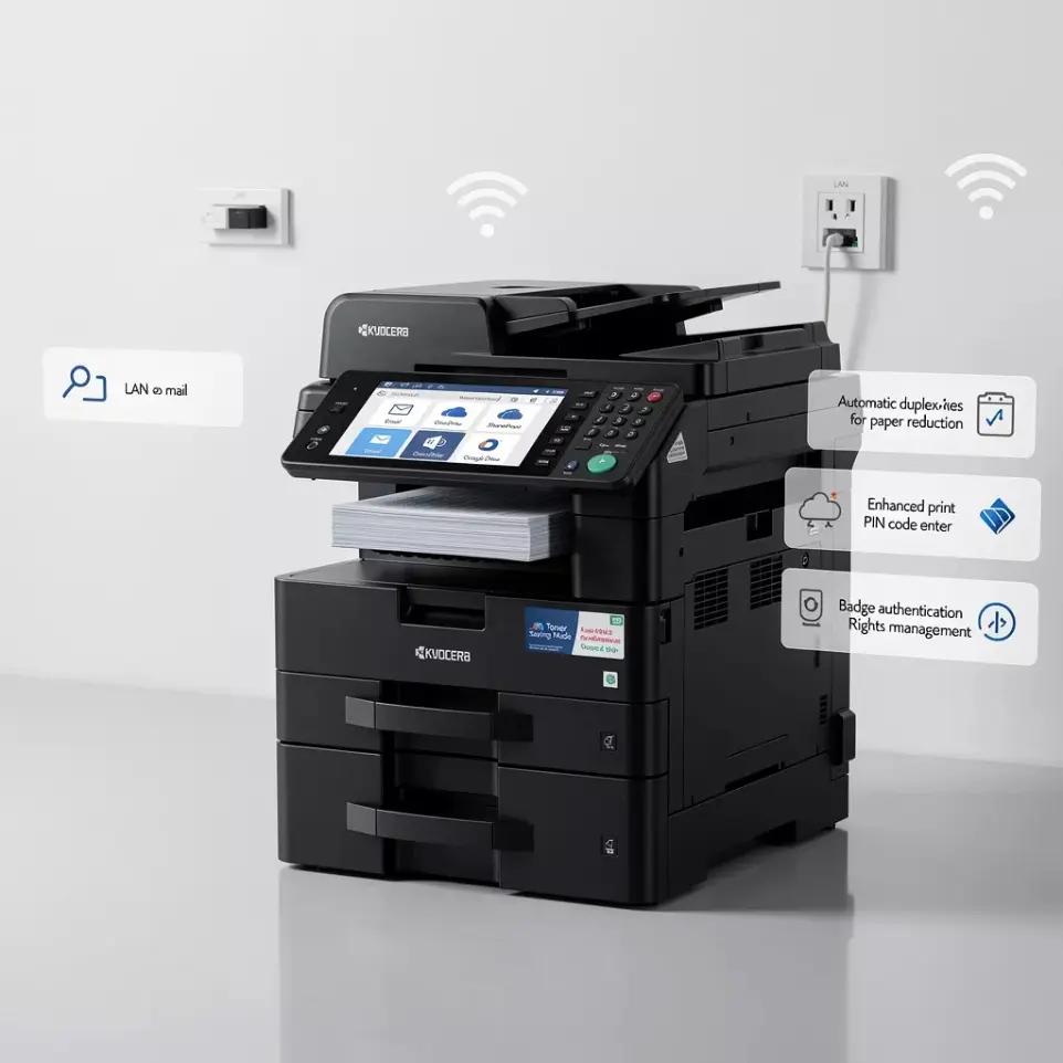 Photocopieur A4 N&B réseau - partage et gestion centralisée