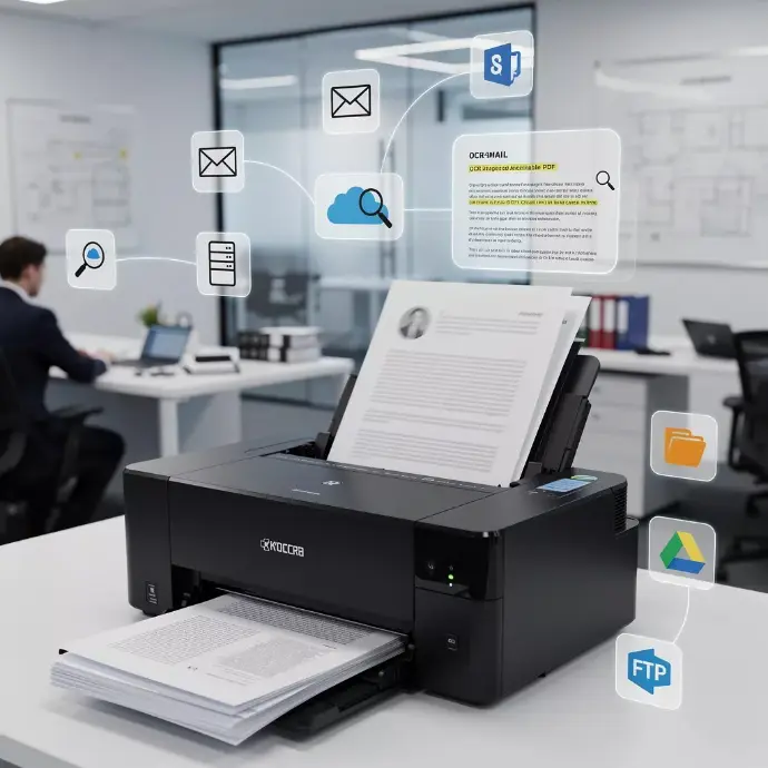 Scanner sans fil - connectivité Wi-Fi et mobile