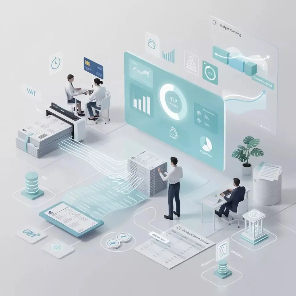 Tableau de bord financier - KPI et reporting en temps réel