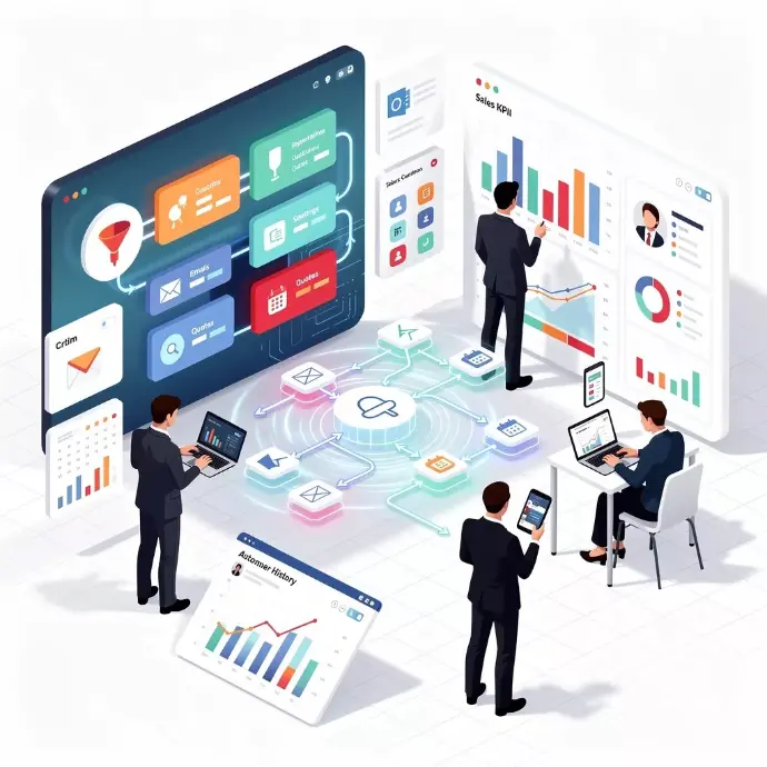 Automatisation CRM - relances et workflows commerciaux