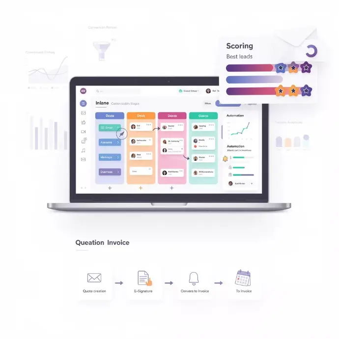Pipeline commercial Odoo - suivi opportunités et prévisions
