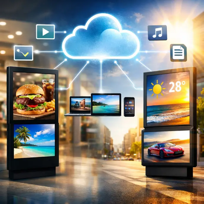 Affichage dynamique retail - promotion et communication en magasin