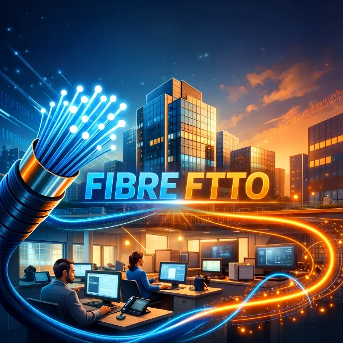 Fibre dédiée entreprise - bande passante garantie et symétrique