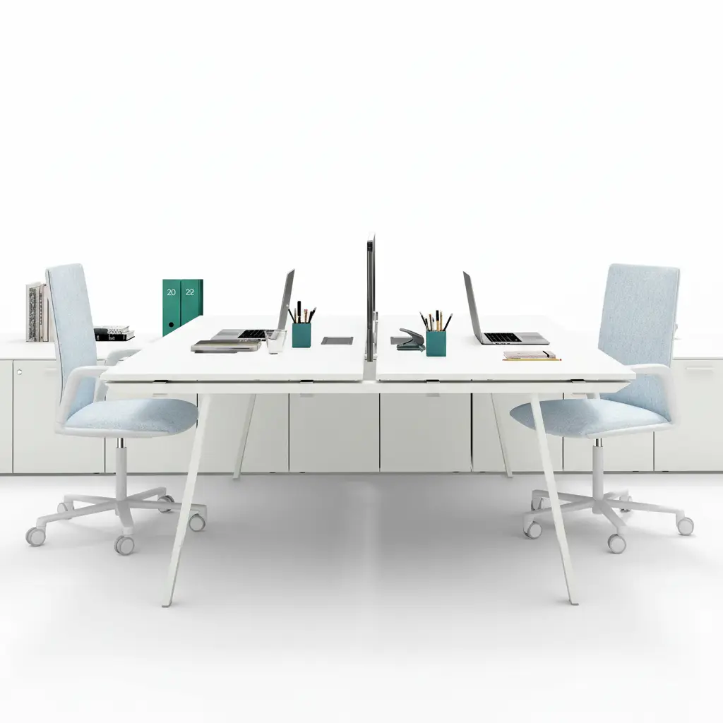🪑 Bureau Bench 2 Postes (Open Space)