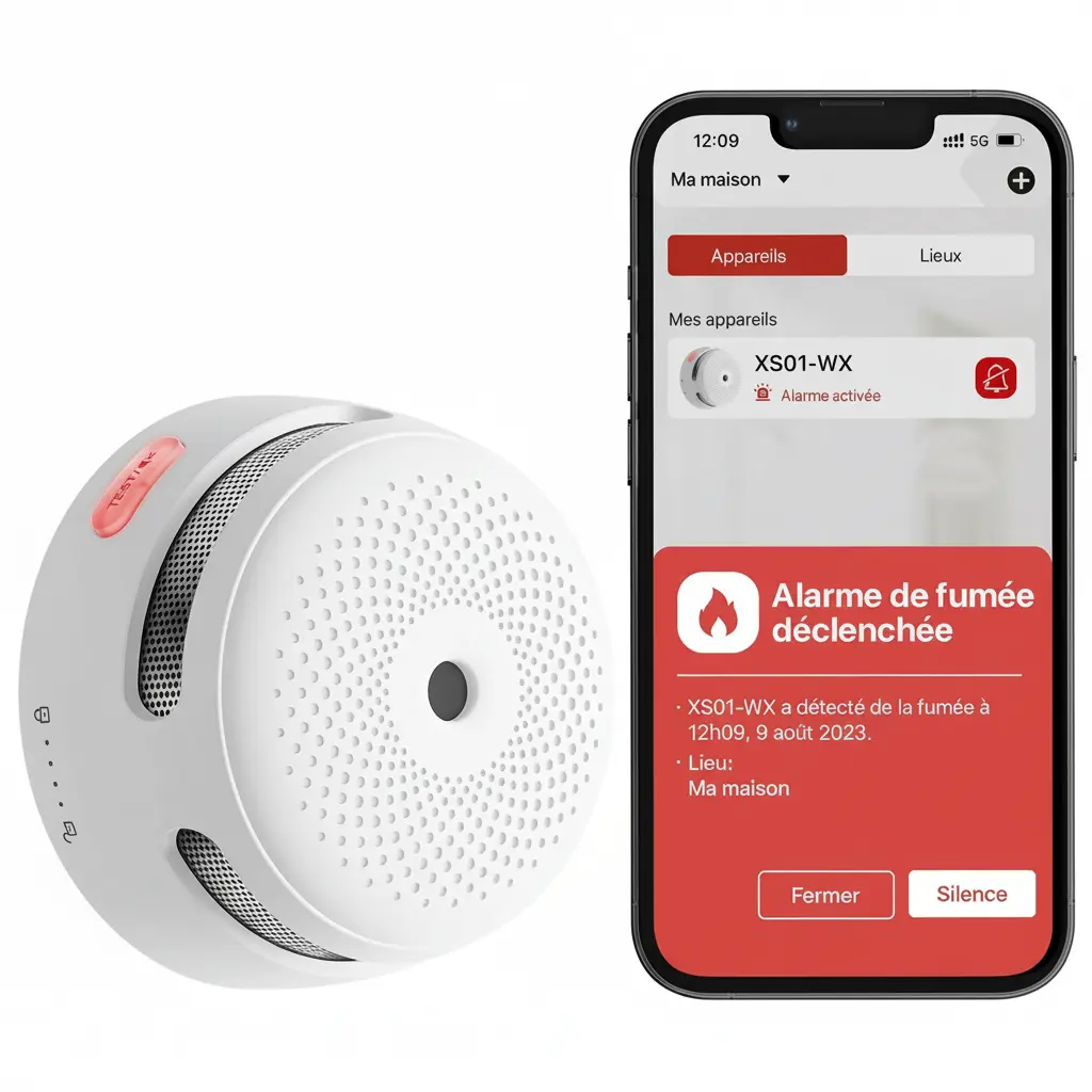 🔥 Détecteur de Fumée Connecté