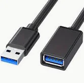 Cable adaptateur USB mâle vers femelle 